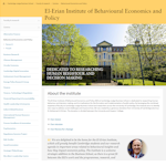 El-Erian Institute of Behavioural Economics and Policy website