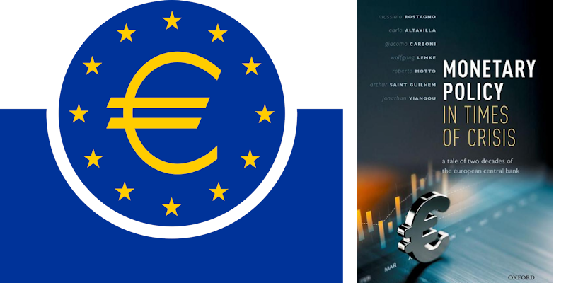 ECB Logo and Monetary Policy in  Times of Crisis book cover