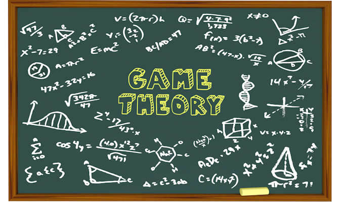 Game Theory Chalk Board